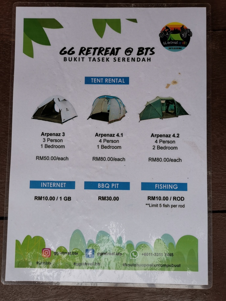 Retreat serendah gg Pengalaman camping